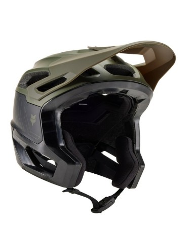 Casco Fox Dropframe Pro Runn Verde Oliva
