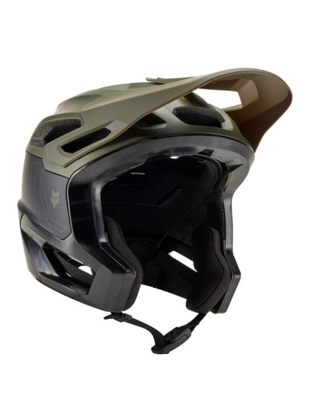 Casco Fox Dropframe Pro Runn Verde Oliva