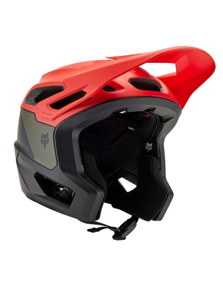 Casco Fox Dropframe Pro NYF Naranja Fluor