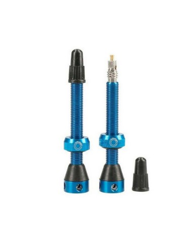 Juego Válvulas Aluminio Tubolight Azul