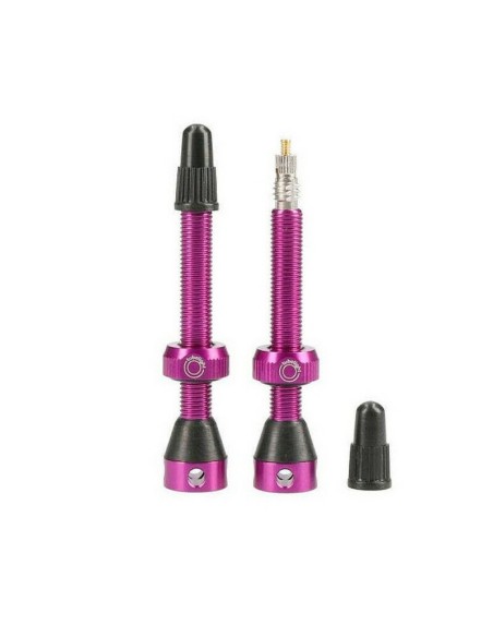 Juego Válvulas Aluminio Tubolight Morado