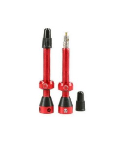 Juego Válvulas Aluminio Tubolight Rojo