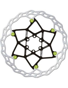 Disco de Freno Galfer MTB Flotante Floreado Ø203x2.0mm Verde