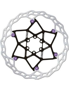 Disco de Freno Galfer MTB Flotante Floreado Ø203x2.0mm Morado