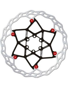 Disco de Freno Galfer MTB Flotante Floreado Ø203x2.0mm Rojo