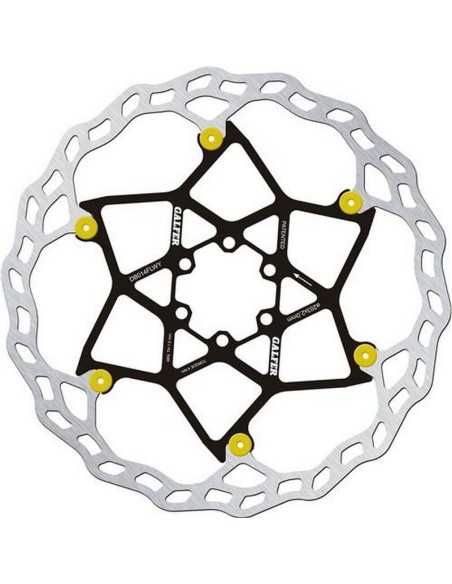 Disco de Freno Galfer MTB Flotante Floreado Ø203x2.0mm Oro