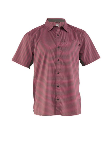Camisa Manga Corta Club Ride Vibe Granate