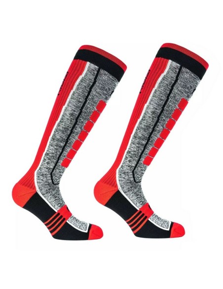 Calcetines Largos Riday Heavy Gris/Rojo