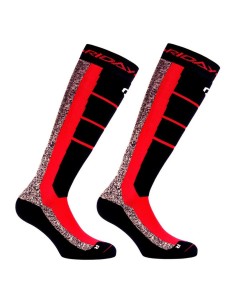 Calcetines Largos Riday Medium Gris/Rojo