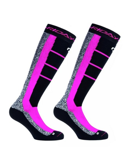Calcetines Largos Riday Medium Gris/Rosa
