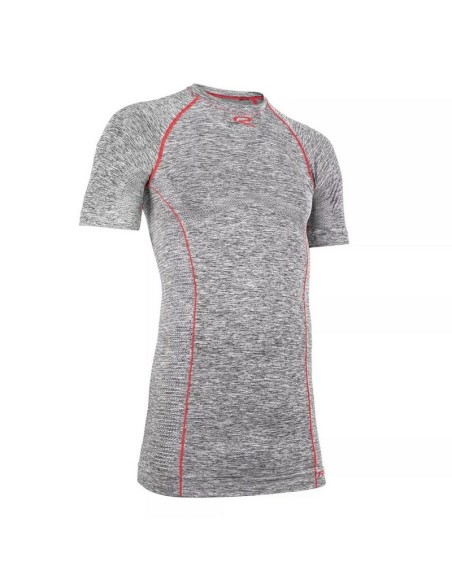 Camiseta Interior Manga Corta Riday Medium Gris/Rojo