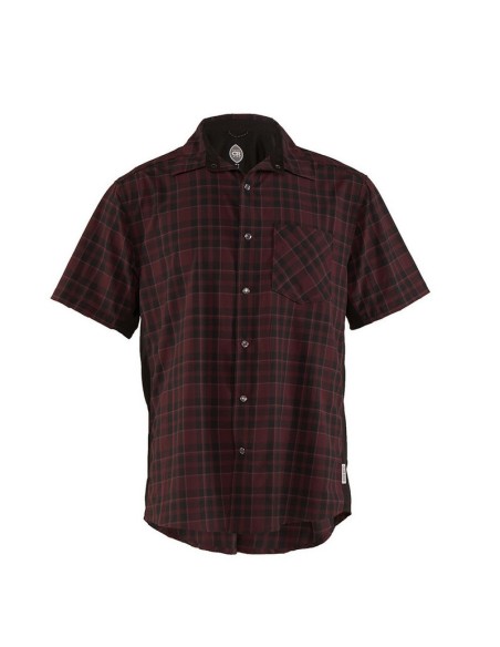 Camisa Manga Corta Club Ride Detour Granate