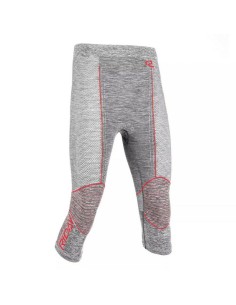 Mallas 3/4 Riday Medium Gris/Rojo