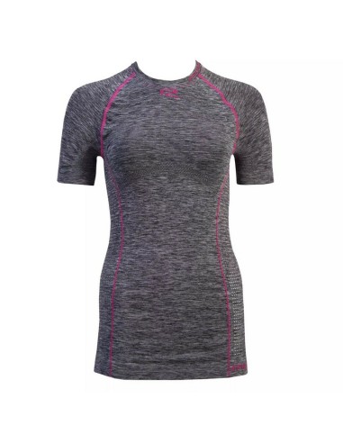 Camiseta Interior Manga Corta Mujer Riday Medium Gris/Rosa