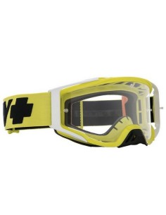Gafas Spy Foundation Checkers Transparente HD Verde Fluo