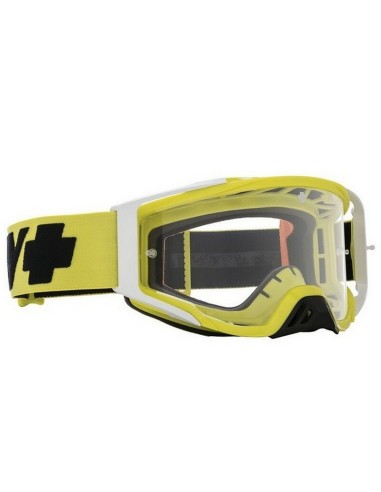 Gafas Spy Foundation Checkers Transparente HD Verde Fluo