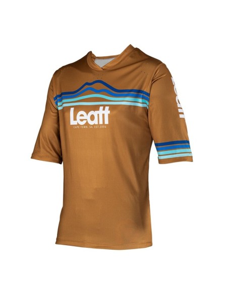 Jersey Manga Corta Leatt MTB Enduro 3.0 Mostaza