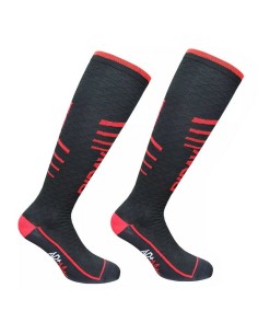 Calcetines Largos Riday Extralight Nexus Active Negro/Rojo