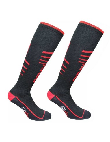Calcetines Largos Riday Extralight Nexus Active Negro/Rojo