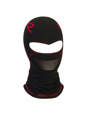 Balaclava Riday Pro Light Negro/Rojo
