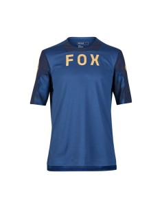 Jersey Manga Corta Fox Defend Taunt Azul