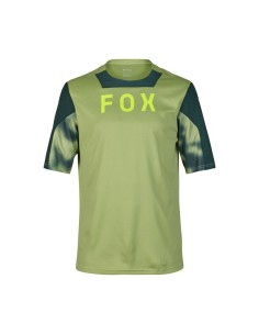 Jersey Manga Corta Fox Defend Taunt Verde
