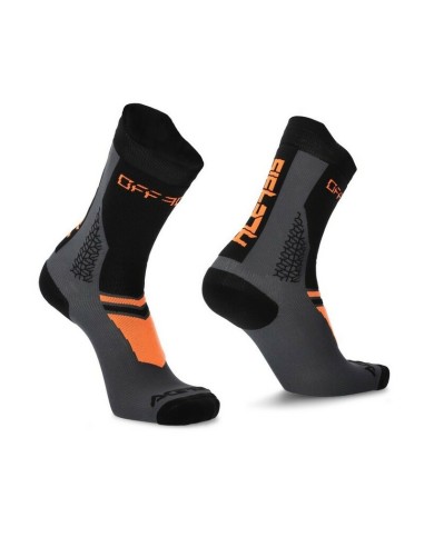 Calcetines Acerbis MTB Track Negro/Naranja