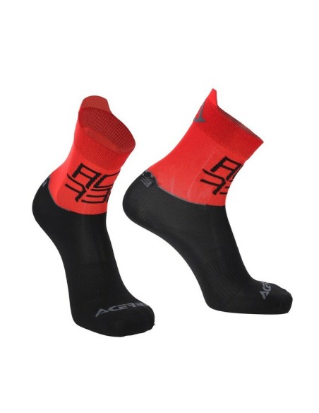 Calcetines Acerbis MTB Light Negro/Rojo