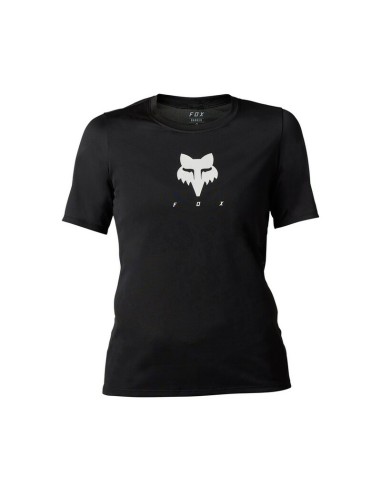 Jersey Manga Corta Mujer Fox Ranger TruDriT Negro