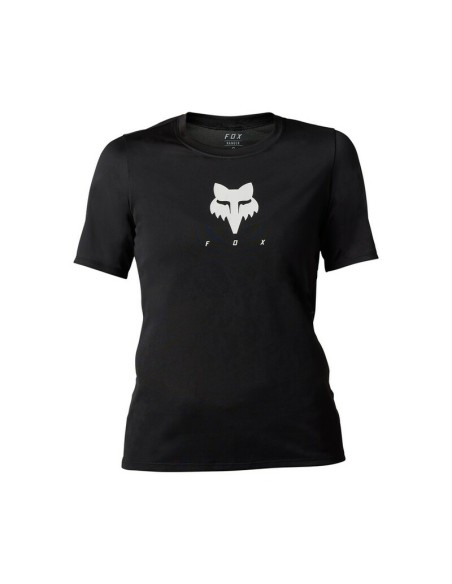 Jersey Manga Corta Mujer Fox Ranger TruDriT Negro
