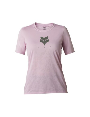 Jersey Manga Corta Mujer Fox Ranger TruDriT Rosa Claro