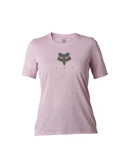 Jersey Manga Corta Mujer Fox Ranger TruDriT Rosa Claro