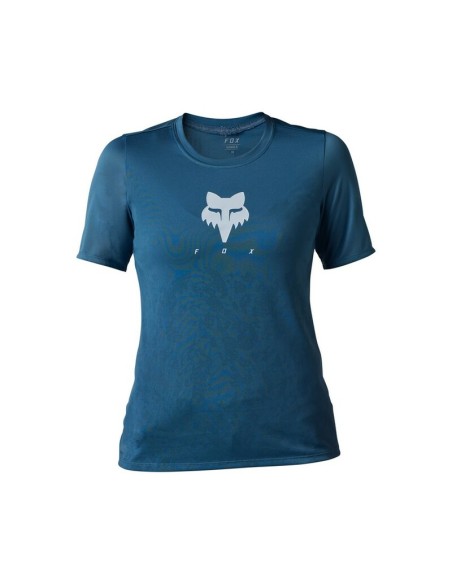 Jersey Manga Corta Mujer Fox Ranger TruDriT Azul Oscuro