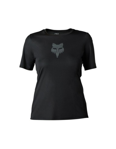 Jersey Manga Corta Mujer Fox Ranger Fox Head Negro
