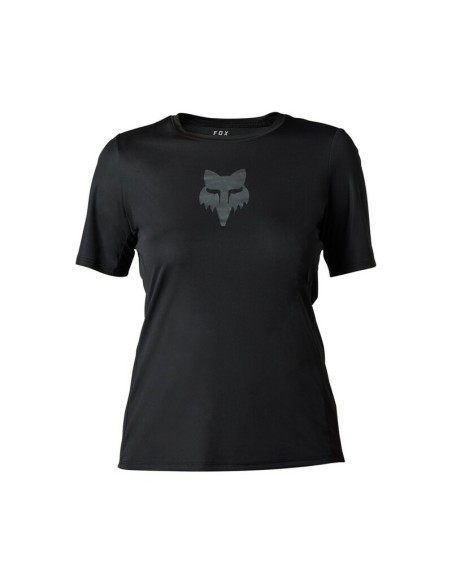 Jersey Manga Corta Mujer Fox Ranger Fox Head Negro