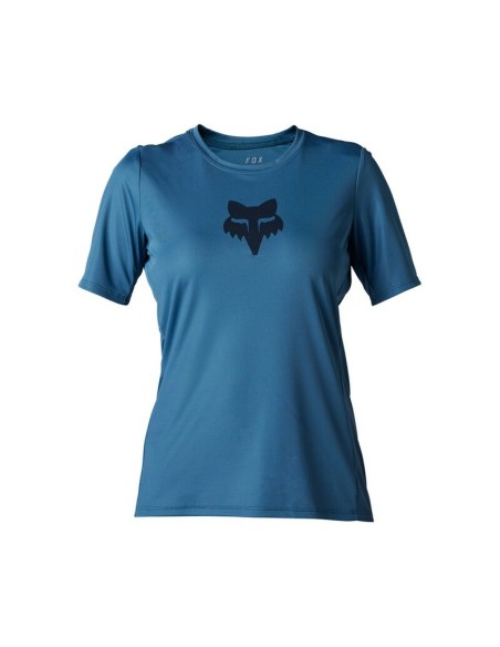 Jersey Manga Corta Mujer Fox Ranger Fox Head Azul Oscuro
