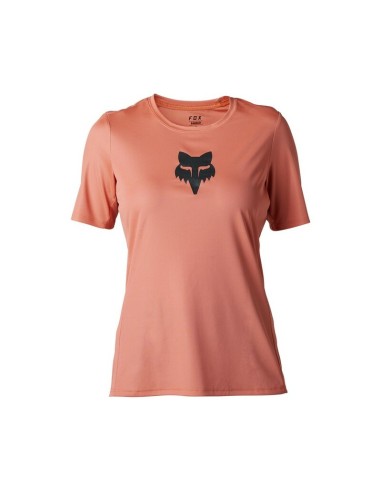 Jersey Manga Corta Mujer Fox Ranger Fox Head Salmón