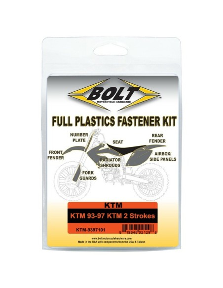 Kit Sujección Plásticos Bolt KTM 2T 125-360 93-97