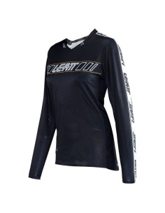 Jersey Mujer Leatt MTB Gravity 4.0 Negro