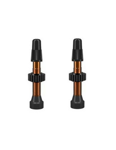 Juego Válvulas WTB TCS Aluminio 34 mm Naranja