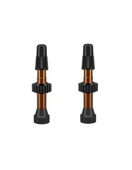 Juego Válvulas WTB TCS Aluminio 34 mm Naranja