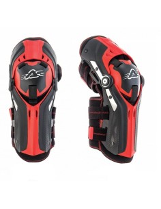 Rodilleras Acerbis Gorilla Negro/Rojo