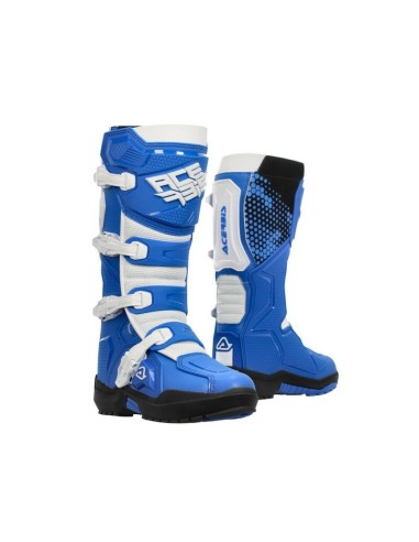 Botas Acerbis Artiglio Azul/Blanco