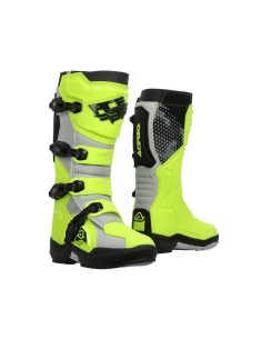 Botas Acerbis Artiglio Amarillo Flúor/Blanco