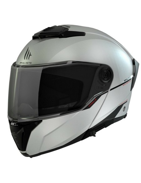 Casco MT Atom 2 SV Solid Gloss Blanco