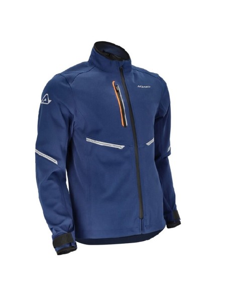 Chaqueta Acerbis X-Duro W-Proof Azul/Naranja