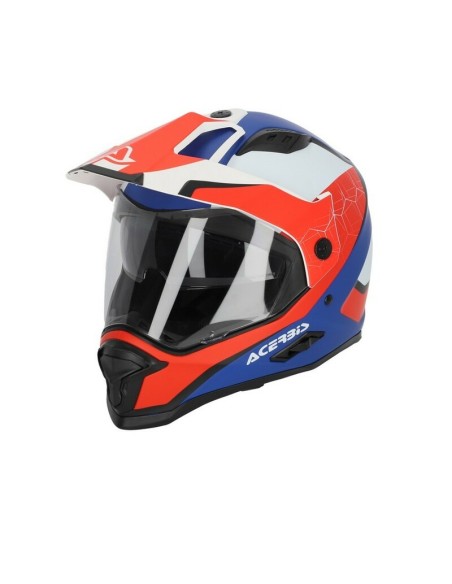 Casco Acerbis Reactive 22-06 Blanco/Azul/Rojo
