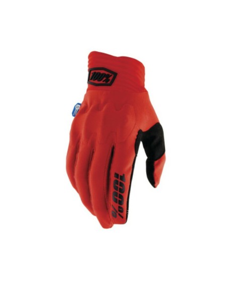 Guantes 100% Cognito Smart Shock Rojo