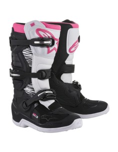 Botas Alpinestars Tech 3 Stella Negro/Blanco/Rosa