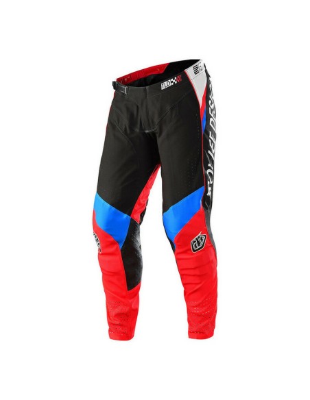 Pantalón Troy Lee Designs PRO Drop In Negro/Rojo/Azul